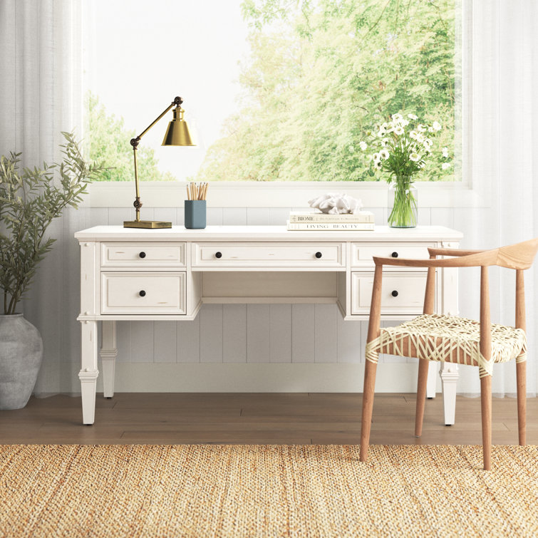 Sand & Stable Stratton Solid Wood Desk with Builtin Outlets & Reviews